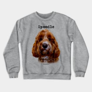 Red Spoodle / Cockapoo Dog Crewneck Sweatshirt